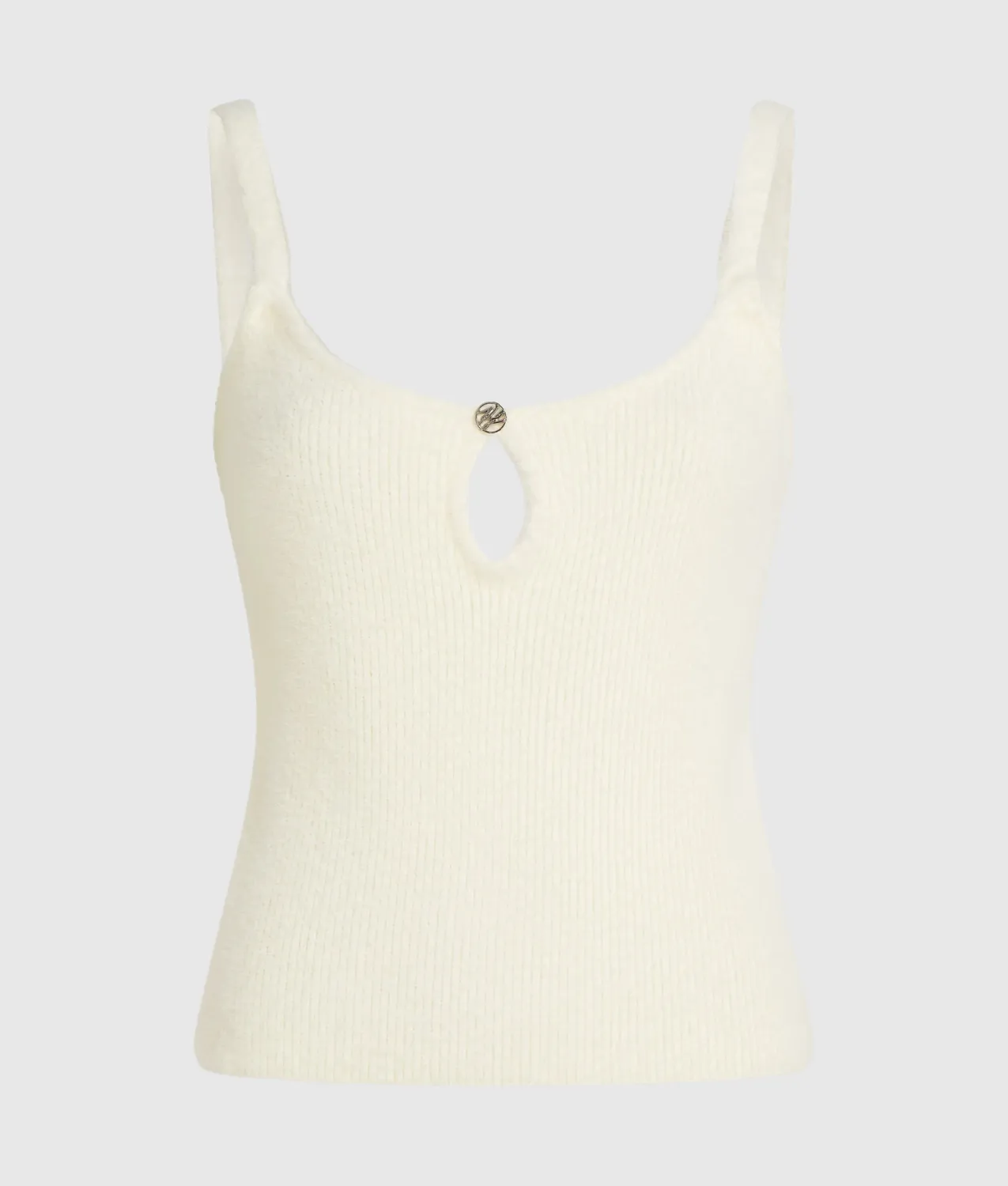 Karl Lagerfeld Fluffy Trägertop Tanktop Flauschstrick