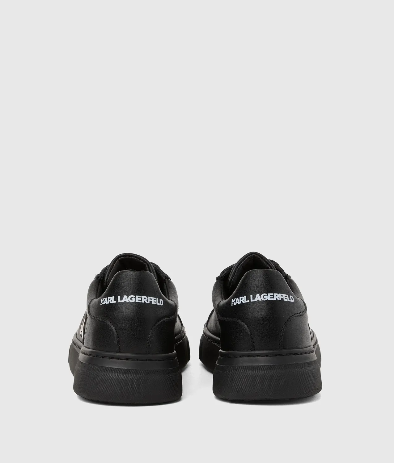 Karl Lagerfeld Ikon Sneaker Jungen Leder schwarz