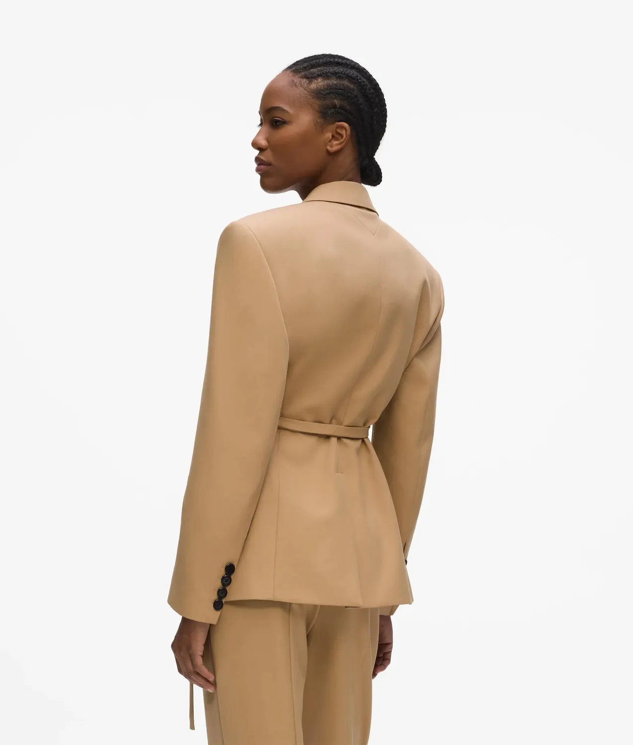 Karl Lagerfeld Tie Waist Blazer Gr. 4 doppelreihig