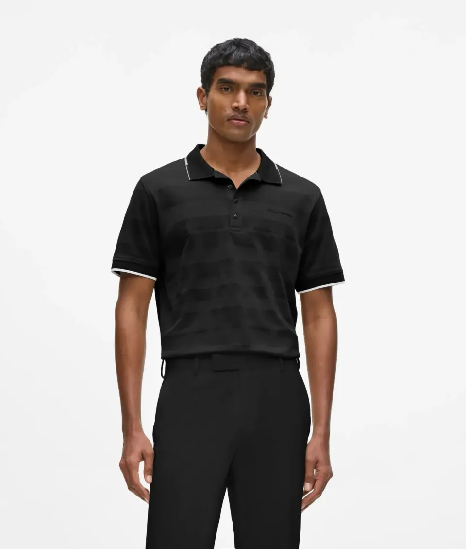 Karl Lagerfeld Striped Poloshirt Herren Streifen