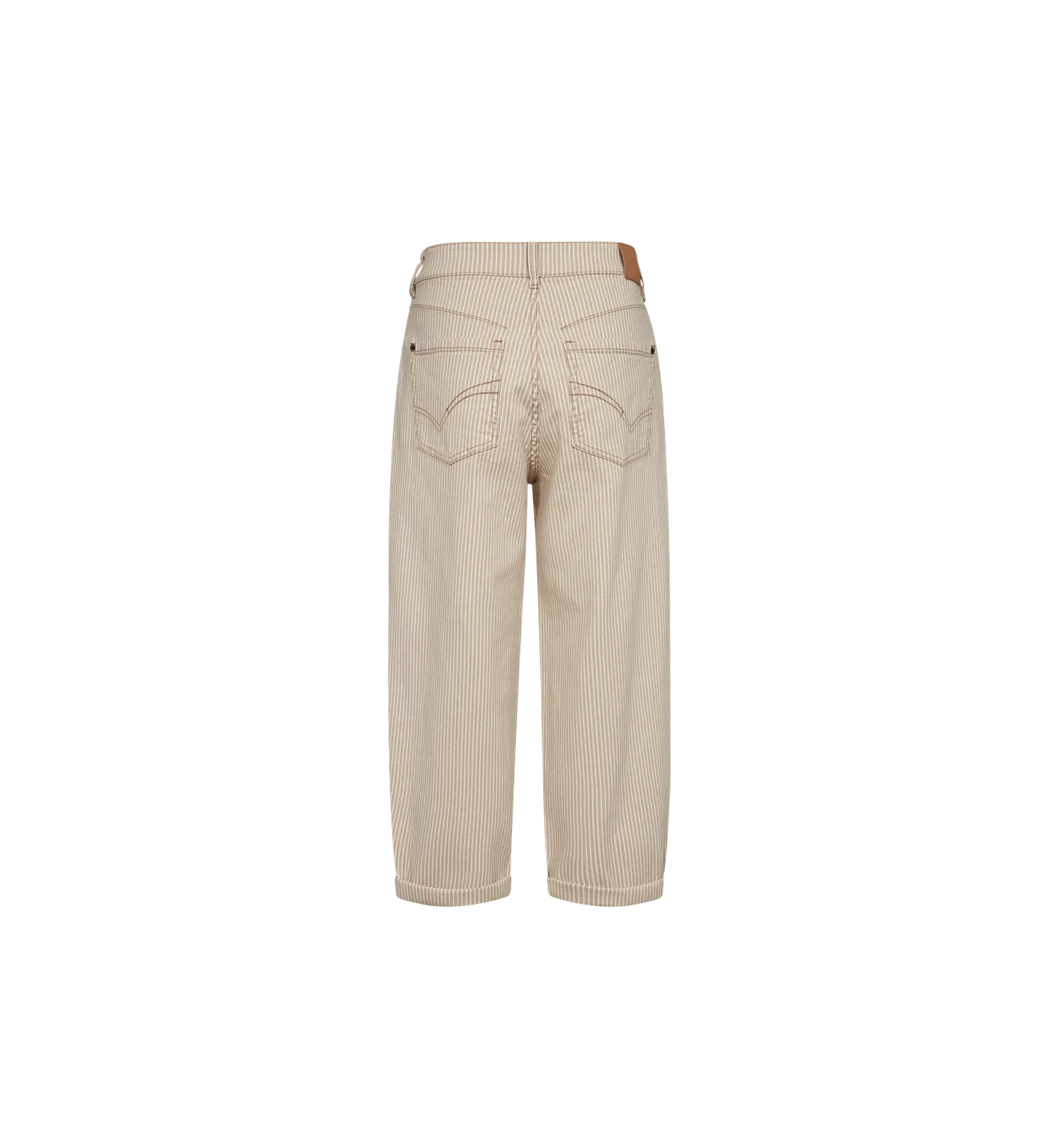 Mos Mosh MMHellen Stripe Pant Hose Doeskin gestreift
