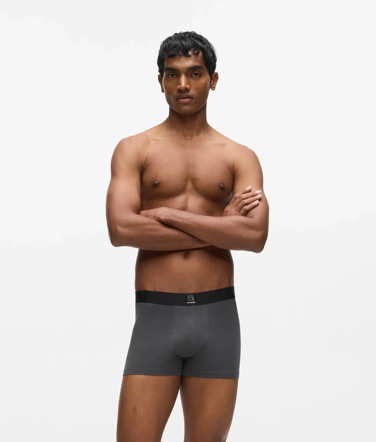 Karl Lagerfeld Ikon Patch Trunks 3er-Pack Baumwolle