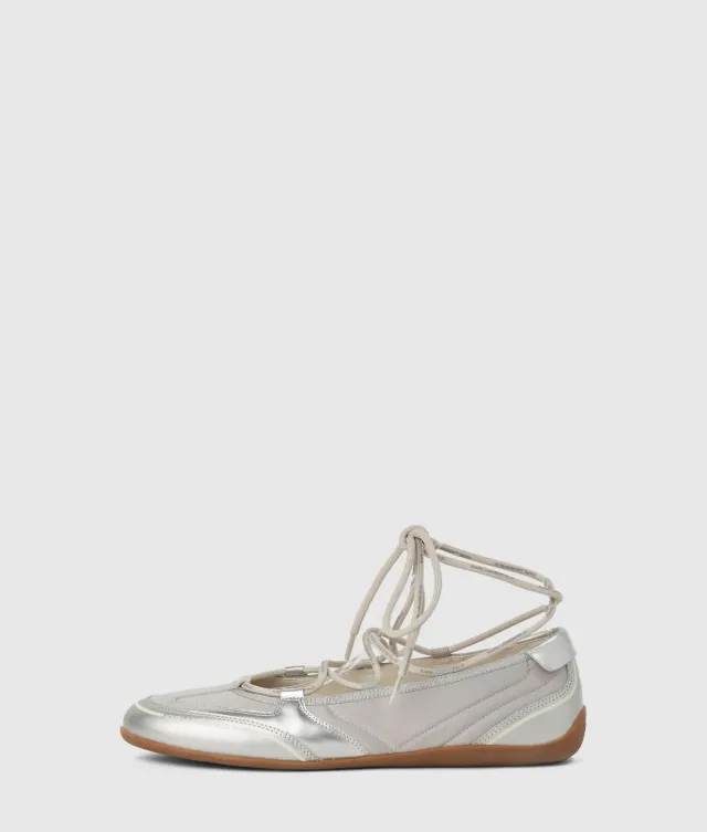 Karl Lagerfeld Altia Ballerinas Damen metallic Criss-Cross