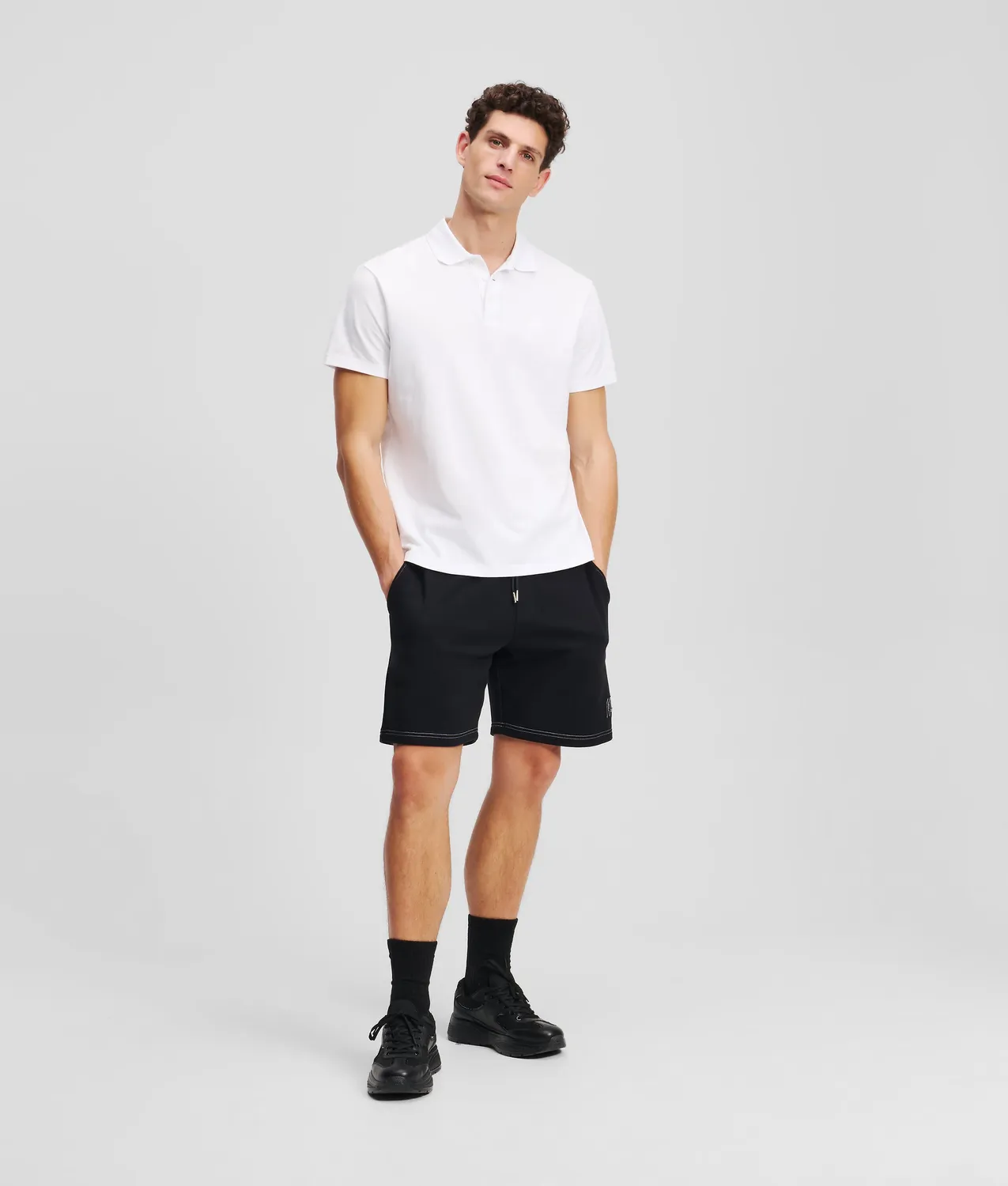 Karl Lagerfeld Ikon Kameo Polo Shirt Kurzarm