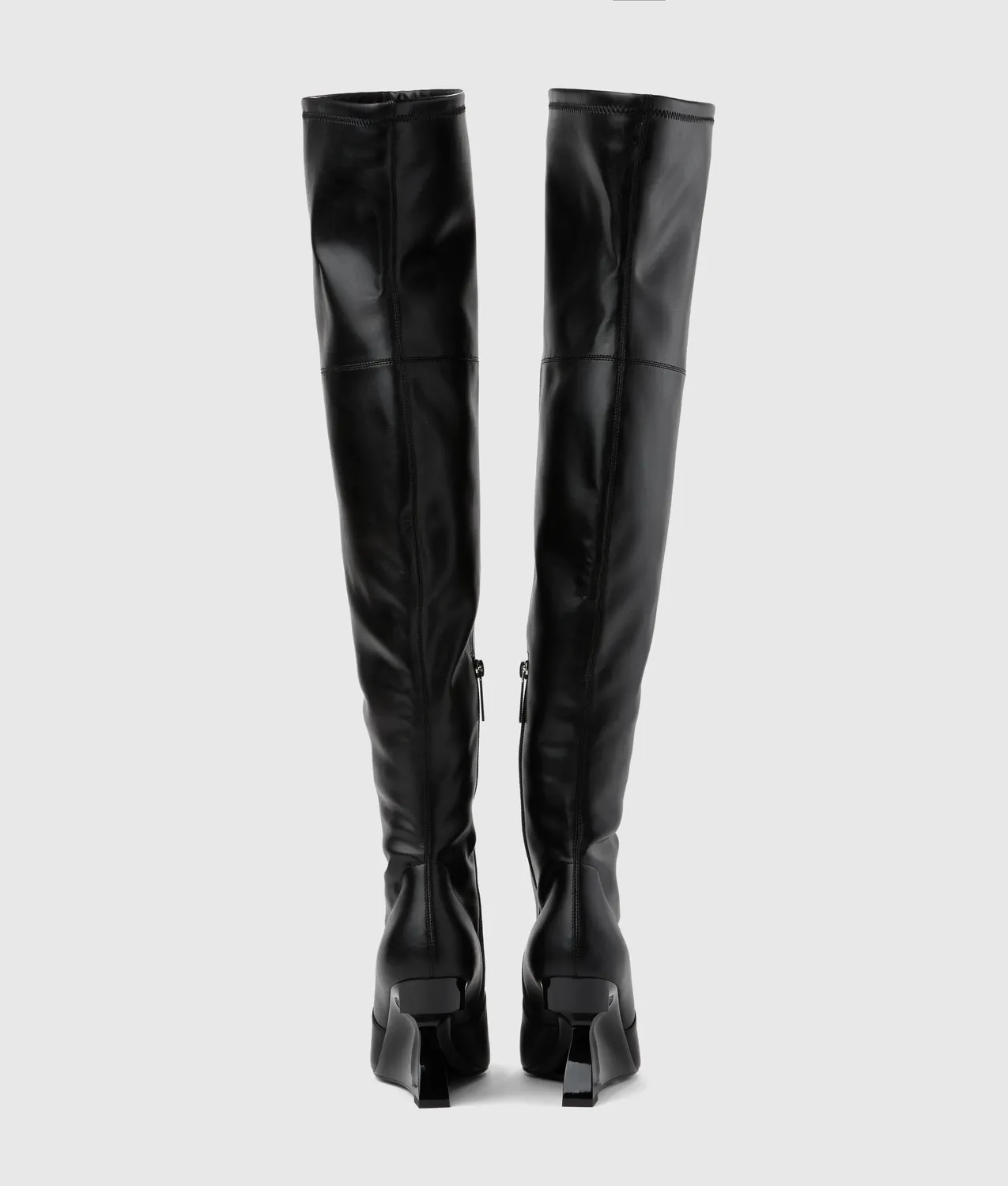 Karl Lagerfeld Waverly Overknee-Stiefel Leder spitz