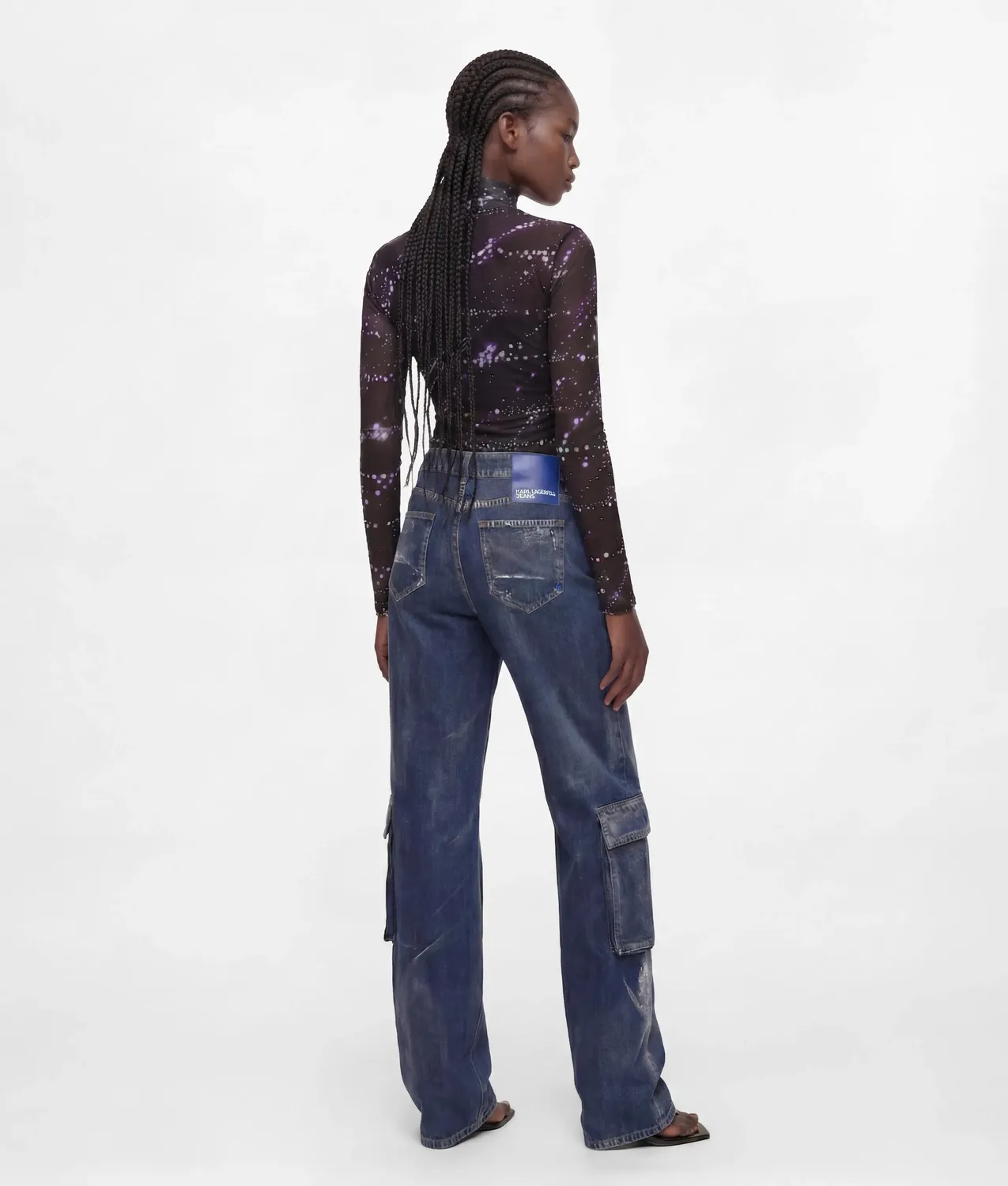 Karl Lagerfeld KL Jeans Utility Jeans relaxed coated