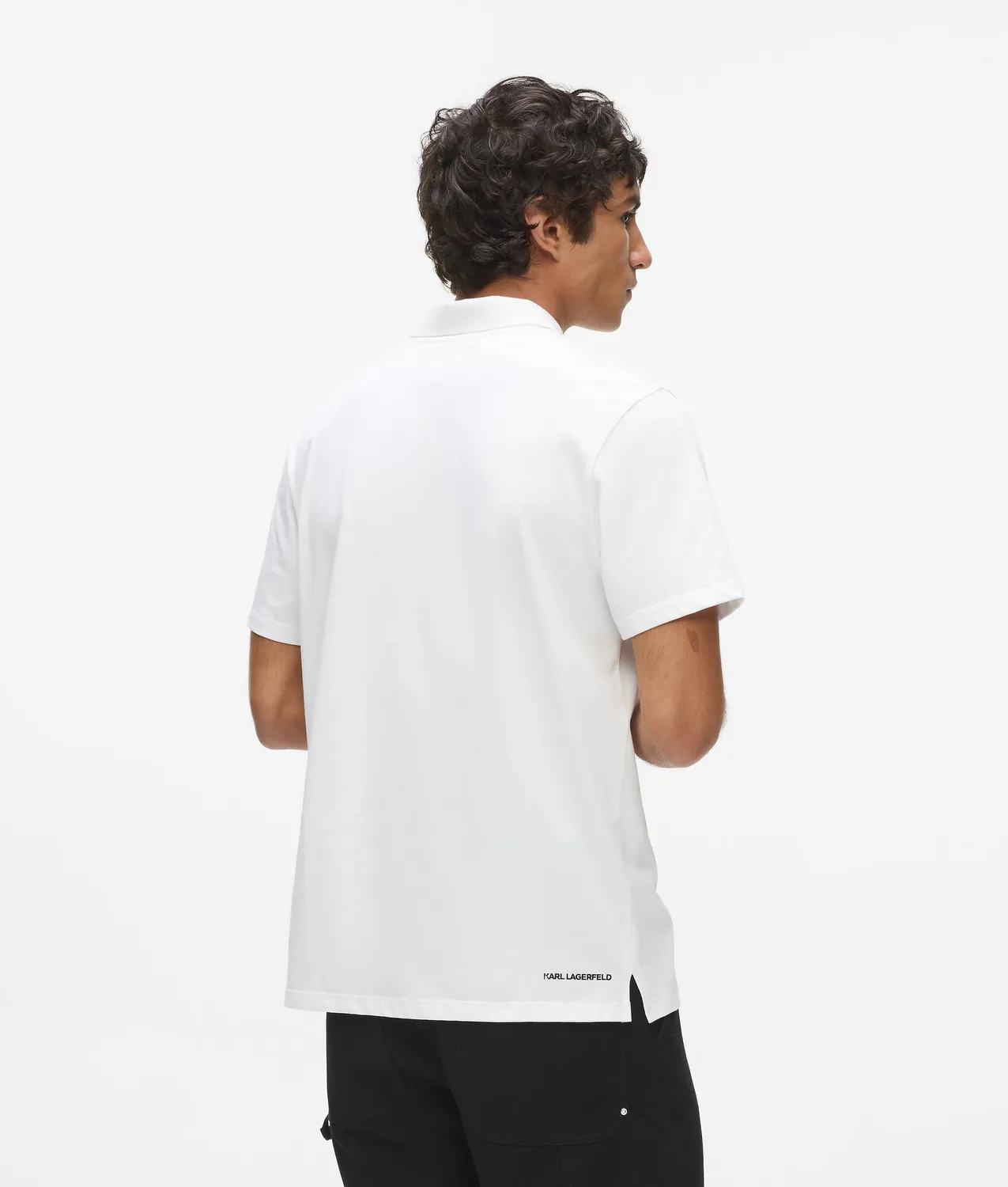 Karl Lagerfeld Ikon Jersey Poloshirt Bio-Baumwolle