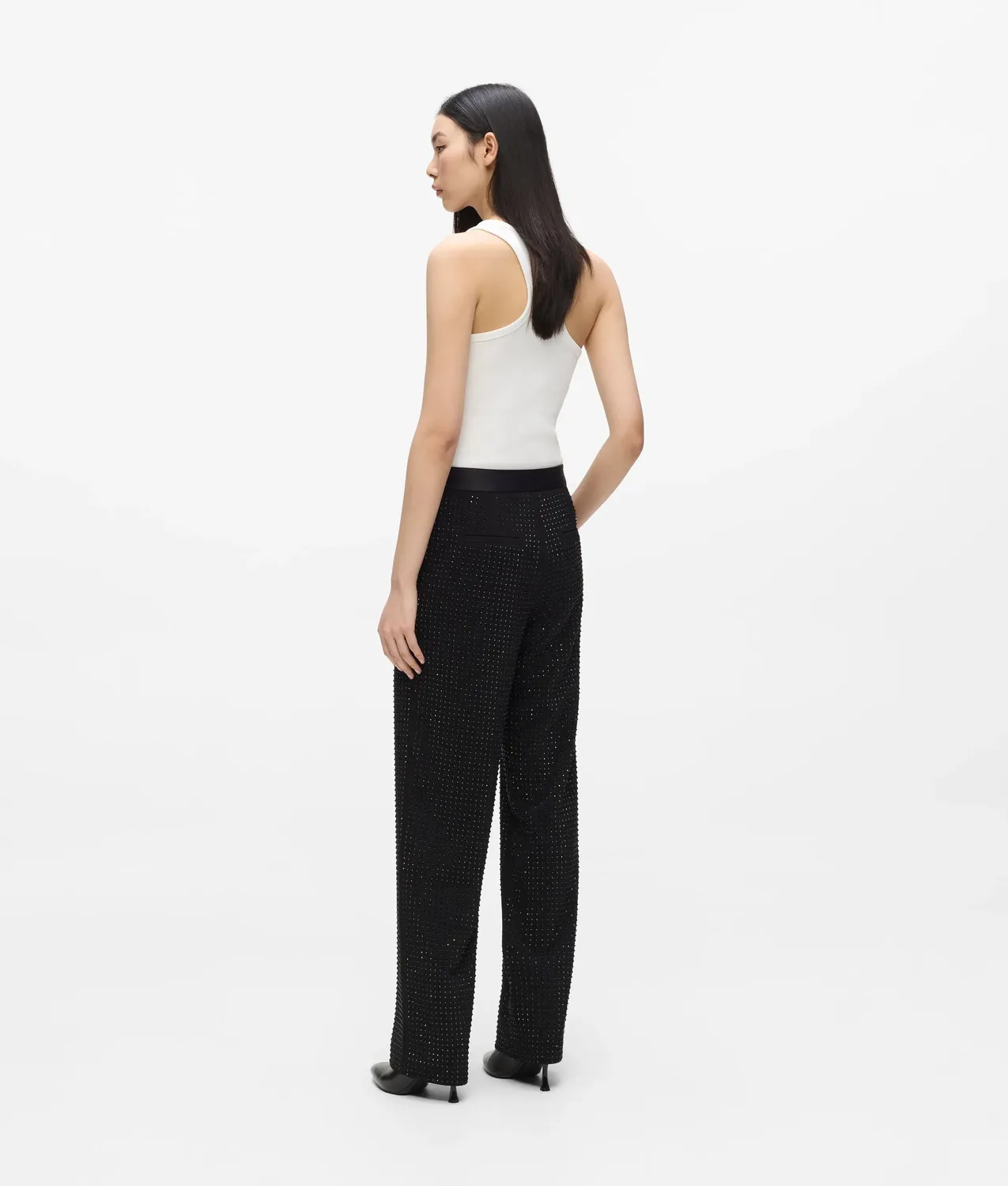 Karl Lagerfeld Rhinestone Hose tailored Strass