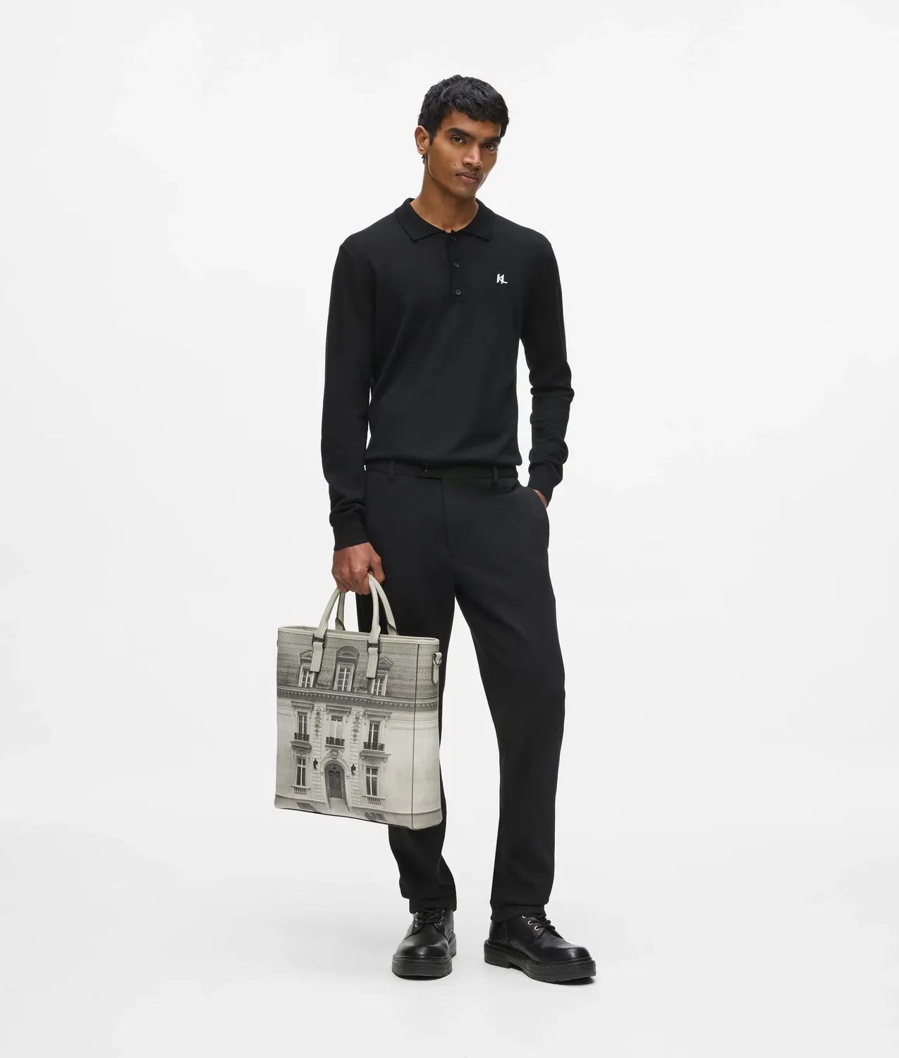 Karl Lagerfeld Maison de Karl Tote Leder Print