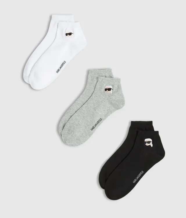 Karl Lagerfeld Ikon Socken 3er Pack kurz