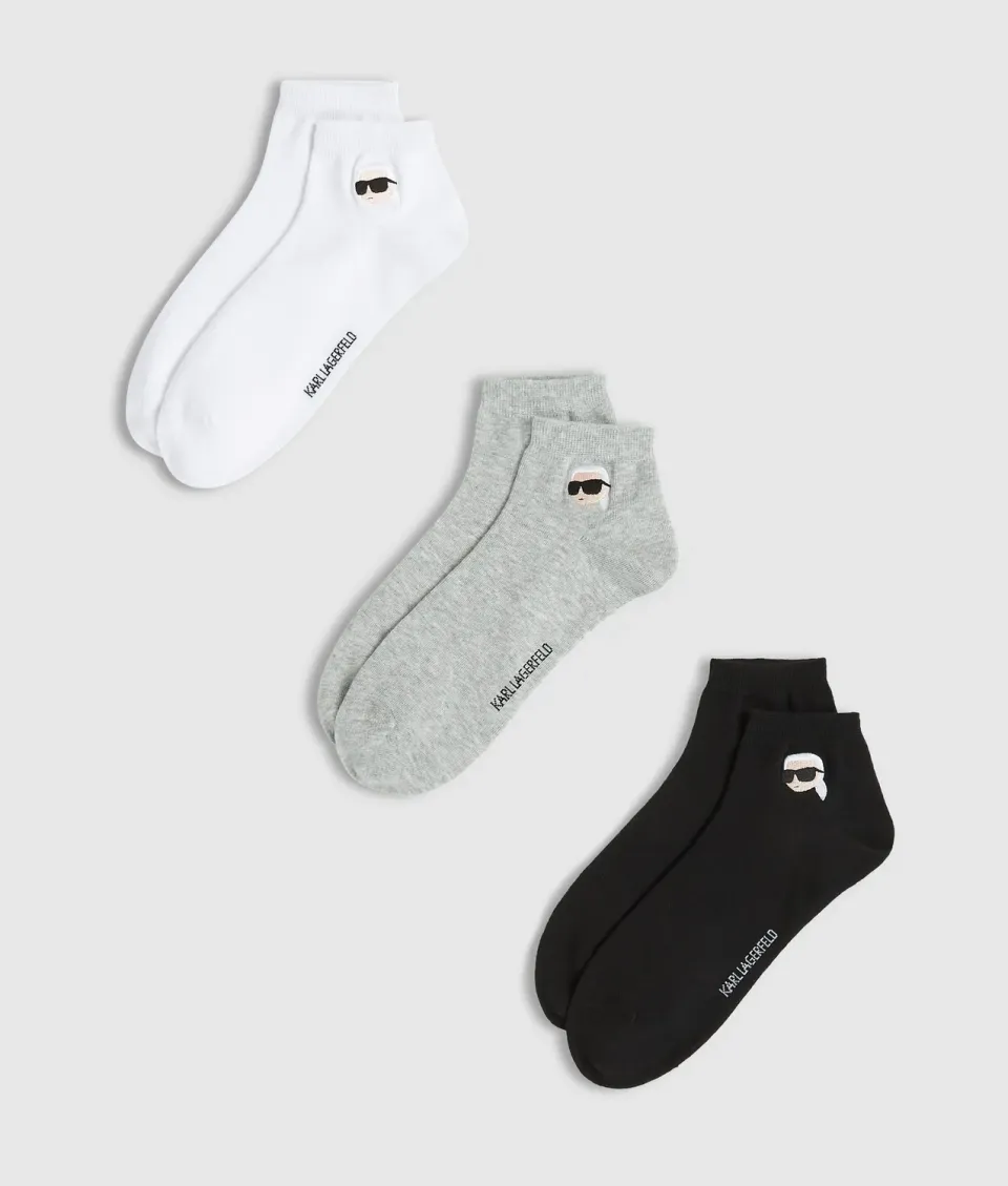 Karl Lagerfeld Ikon Socken 3er Pack kurz