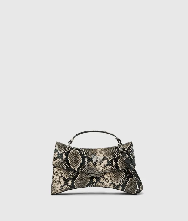 Karl Lagerfeld K/Autograph Twist Henkeltasche Python