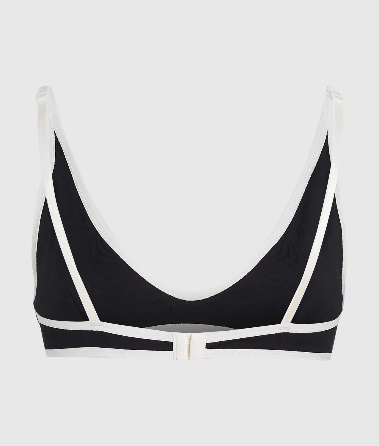 Karl Lagerfeld Monochrome Triangle Bra Lyocell-BH