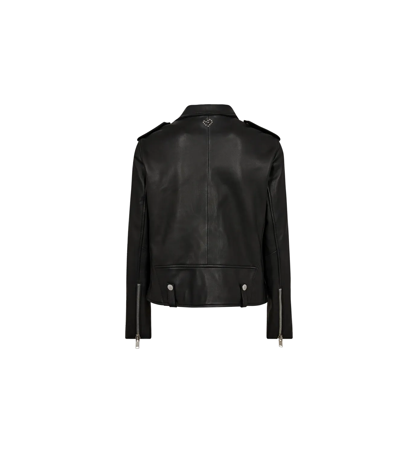 Mos Mosh MMMitchel Mol Lederjacke Schwarz Lammleder
