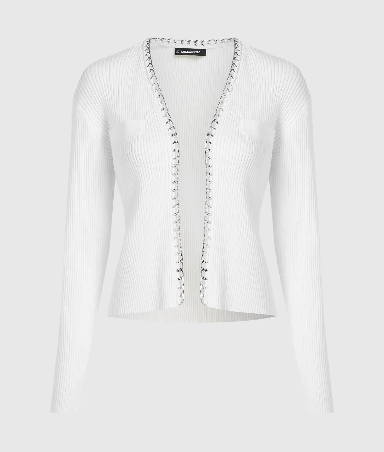 Karl Lagerfeld Chain Detail Strick-Cardigan Damen