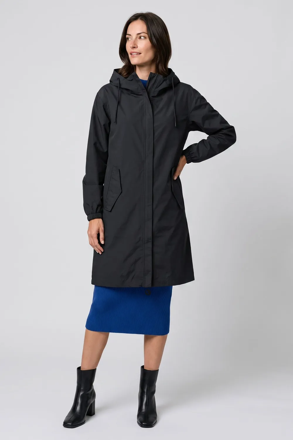 Alife & Kickin TirilAK A Regenjacke Schwarz Damen wasserdicht