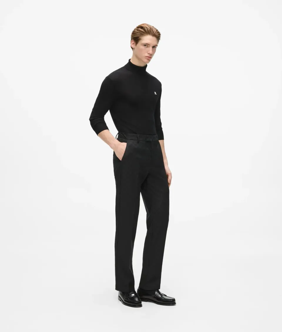 Karl Lagerfeld Monogram Anzughose Karo Gr. 34