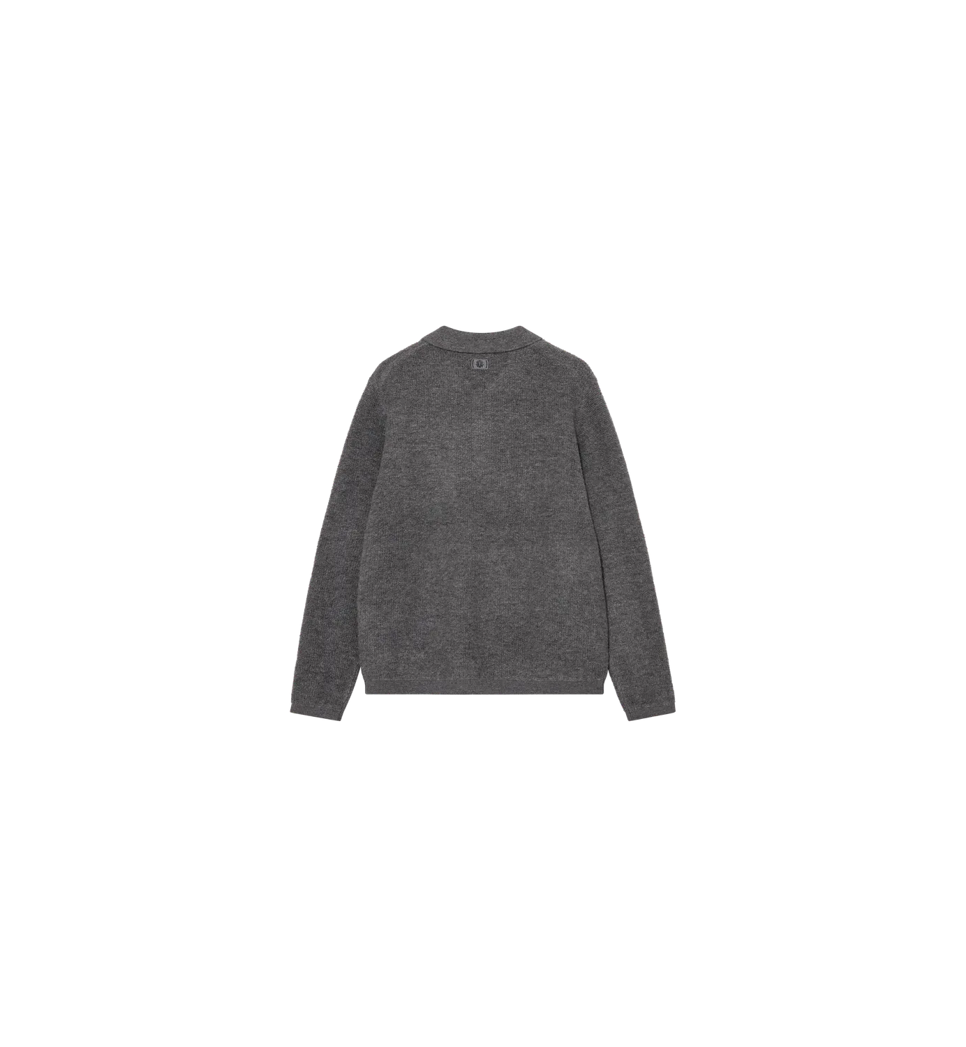 Mos Mosh MMGRyan Soft Polo Zip Strick Toasted Coconut