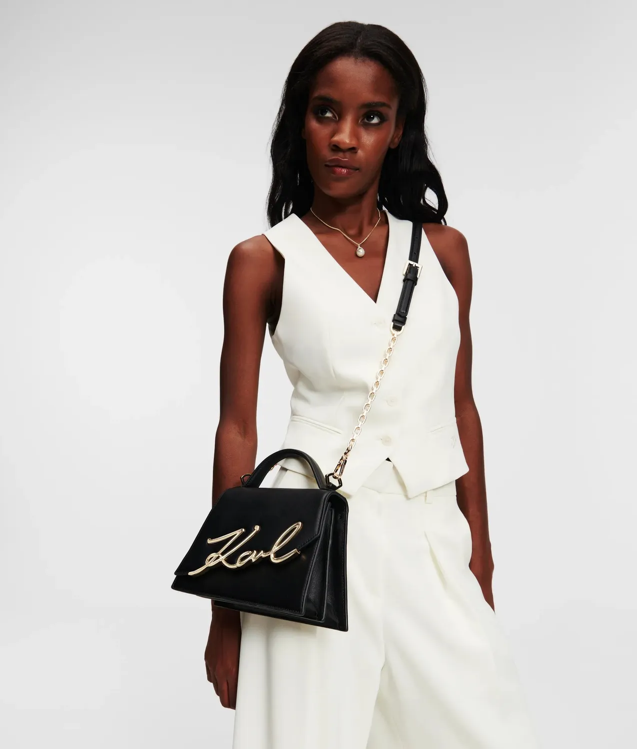 Karl Lagerfeld K/Signature Crossbody medium schwarz