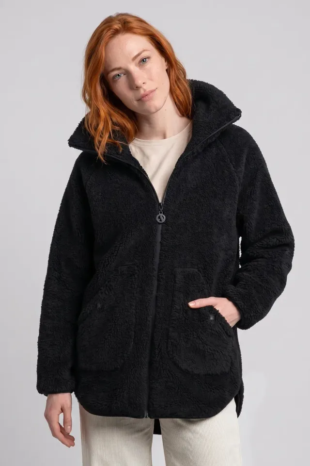 Alife & Kickin SariaAK T Teddyjacke Schwarz Damen