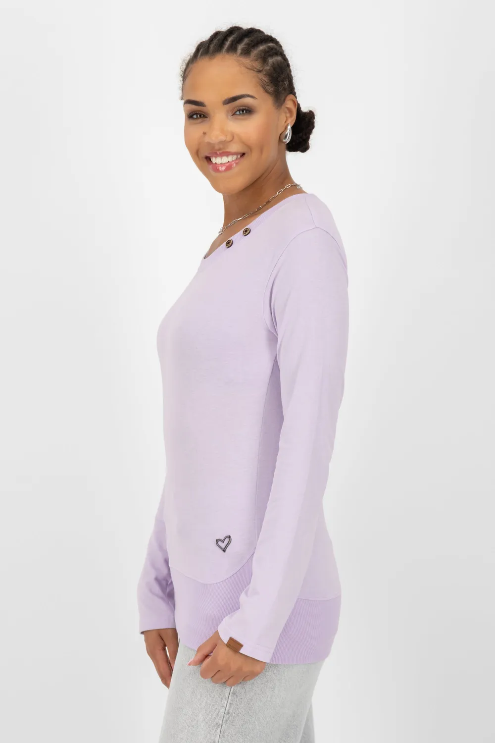 Alife & Kickin ConnyAK A Longsleeve Rosa Lavendel