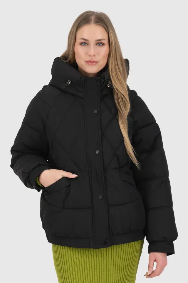 Alife & Kickin HedwigAK A Winterjacke schwarz Stepp