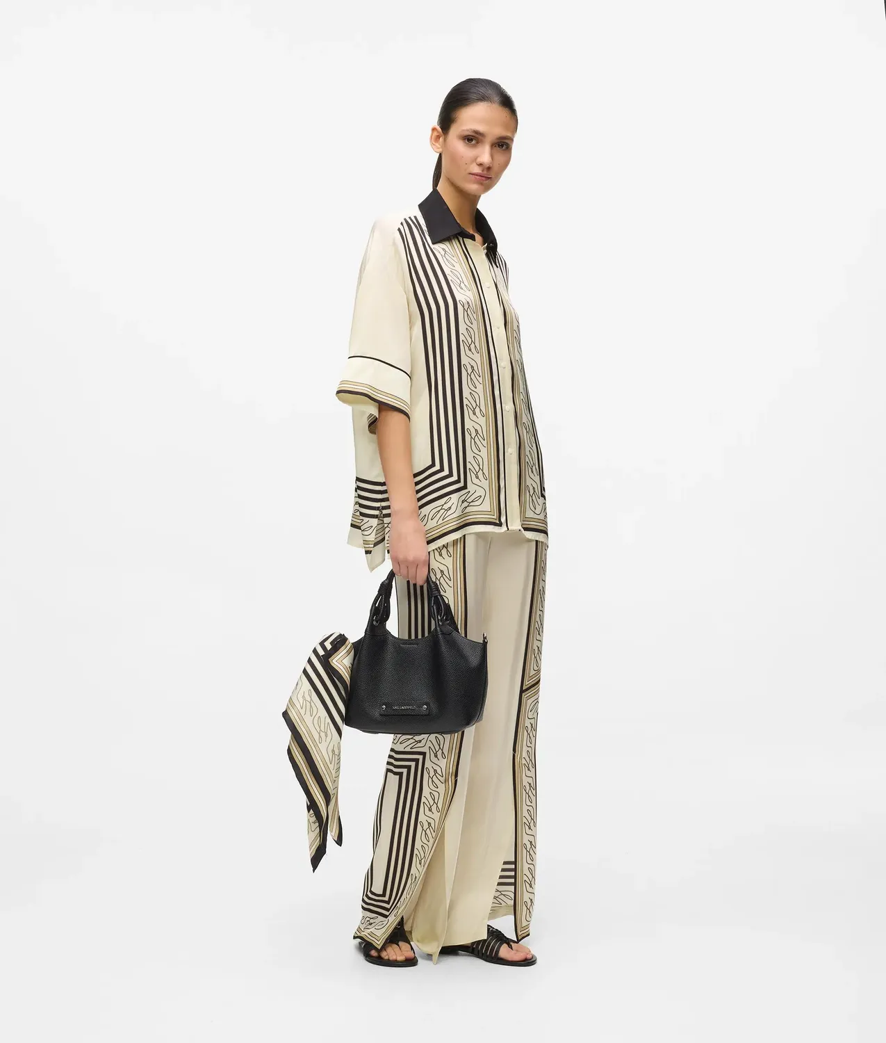 Karl Lagerfeld All-over-print Pyjamahemd weit Print
