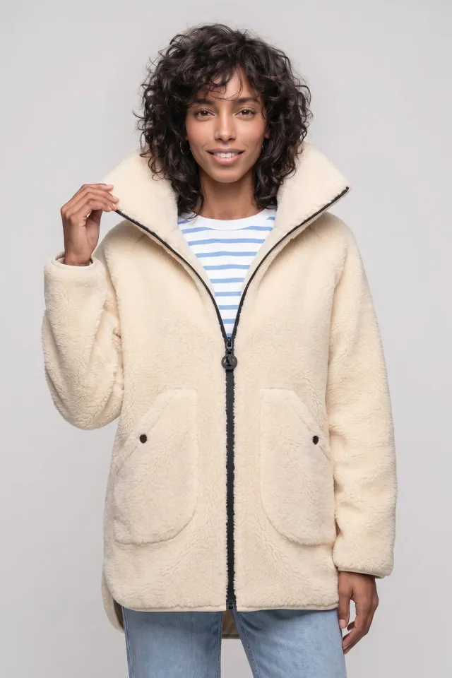 Alife & Kickin SariaAK T Teddyjacke Beige Damen