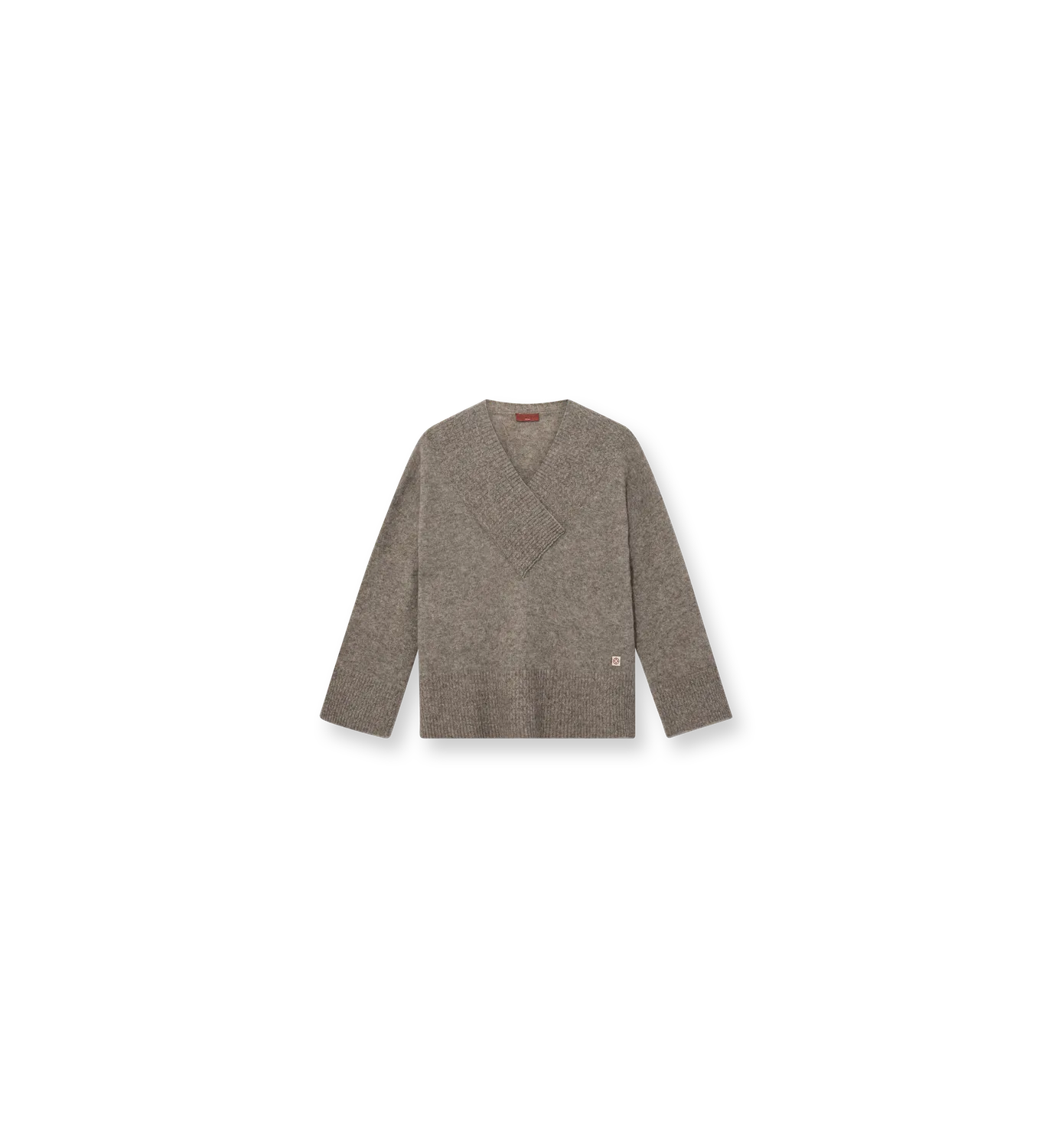 Mos Mosh MMHZen Tile Strickjacke Grey Melange
