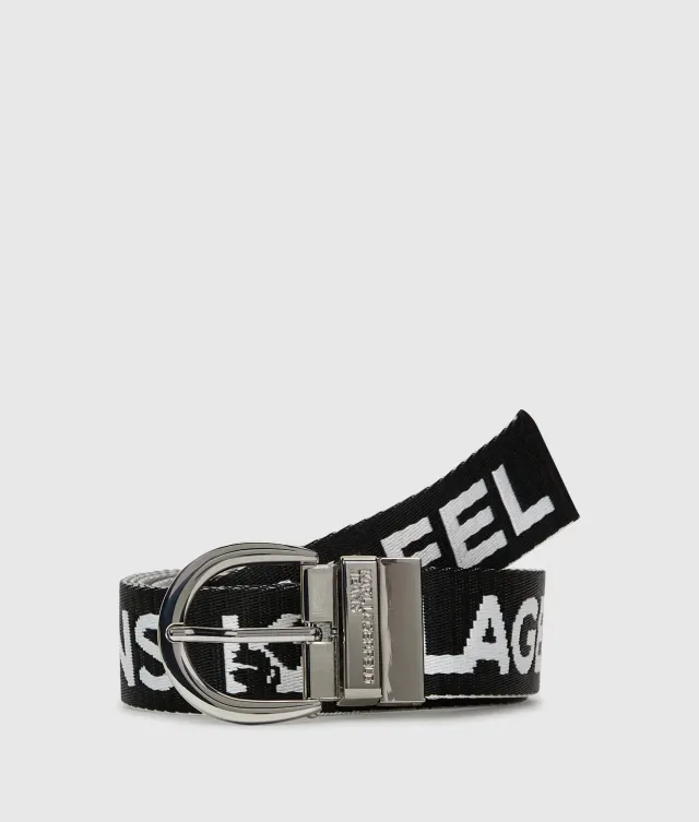 Karl Lagerfeld KL Jeans Wendegürtel mit Logoprint