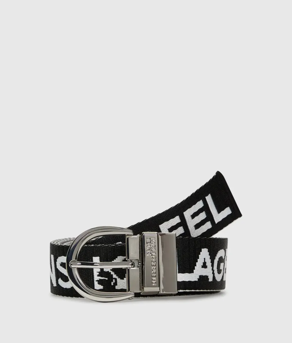 Karl Lagerfeld KL Jeans Wendegürtel mit Logoprint
