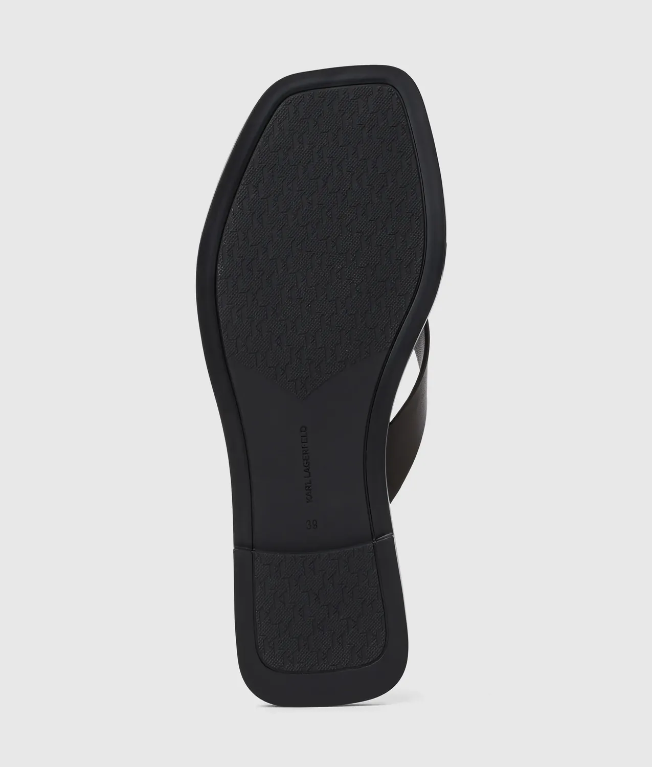 Karl Lagerfeld Kastor IV Slides Leder Schwarz