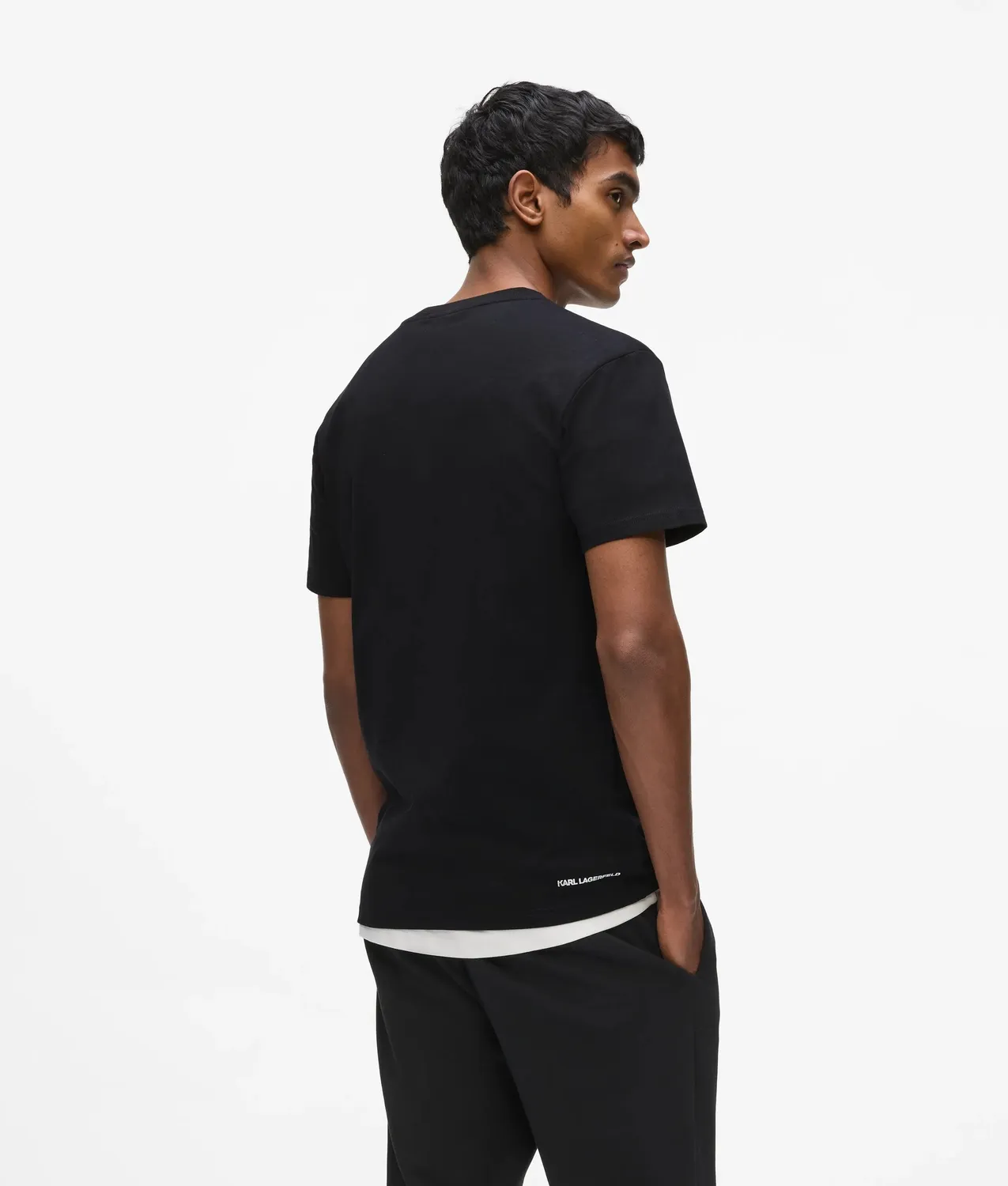 Karl Lagerfeld Rue St-Guillaume Slim T-Shirt Bio-Baumwolle M