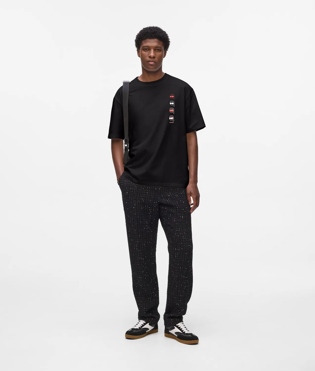 Karl Lagerfeld Ikon Fusion T-Shirt Herren Relaxed