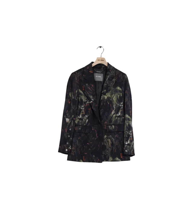 Mos Mosh MMBine Marble Blazer 38 Schwarz Secondhand