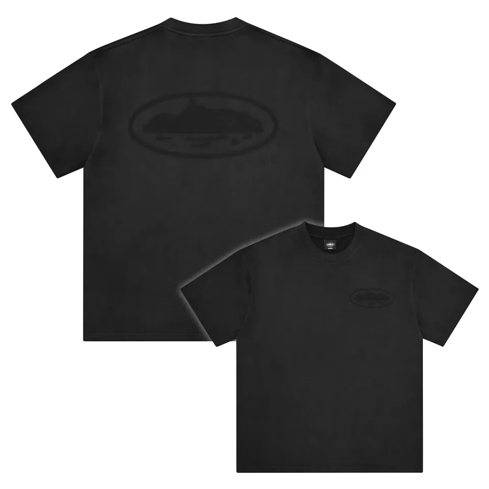 Corteiz Island Knockout Tee T-Shirt Schwarz Print