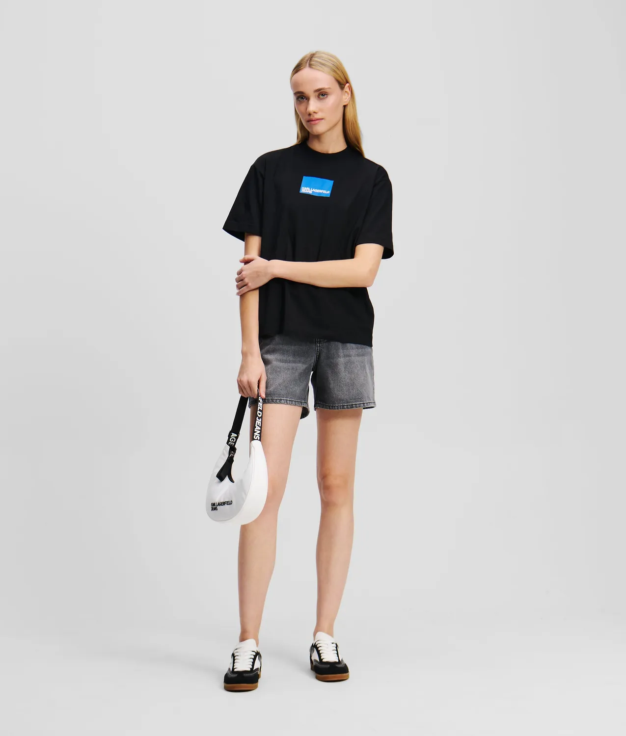 Karl Lagerfeld KLJ Box Logo T-Shirt Baumwolle XS-XL