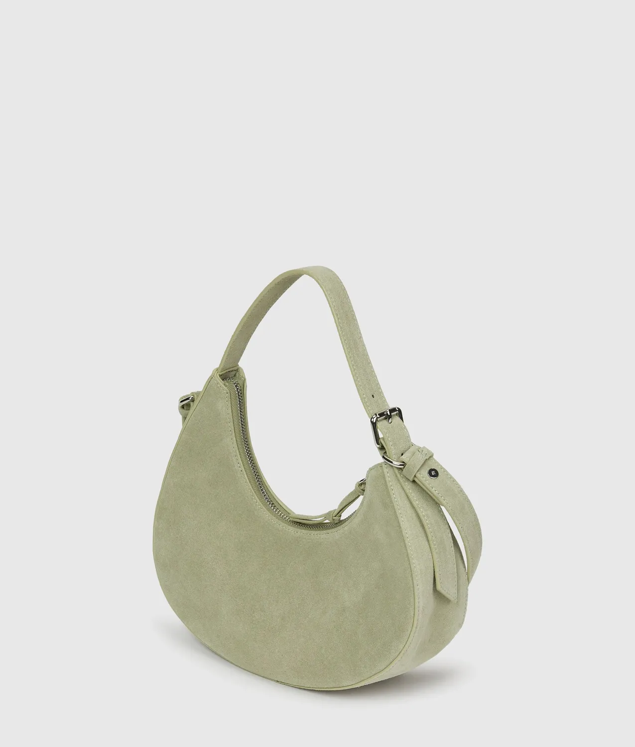 Karl Lagerfeld KL Jeans Rounded Top Handle Bag Wildleder