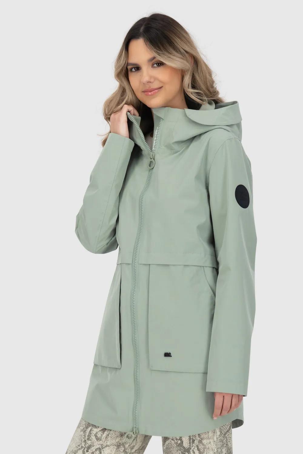 Alife & Kickin NoelieAK A Parka Hellgrün leicht
