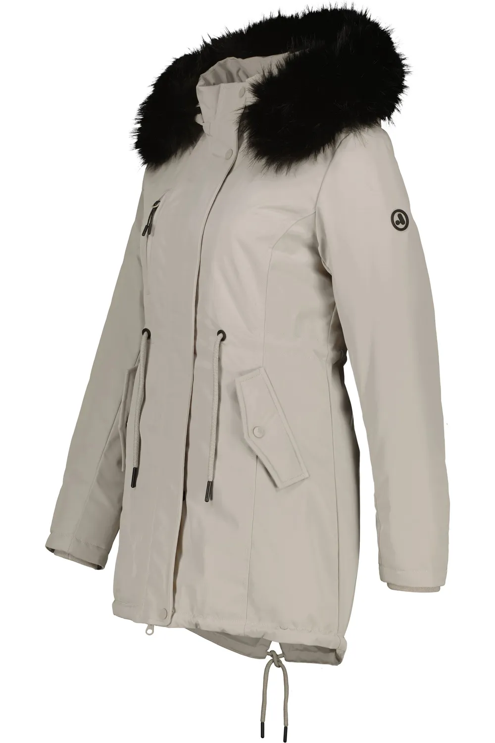 Alife & Kickin KierseyAK A Parka Beige Teddyfutter Damen