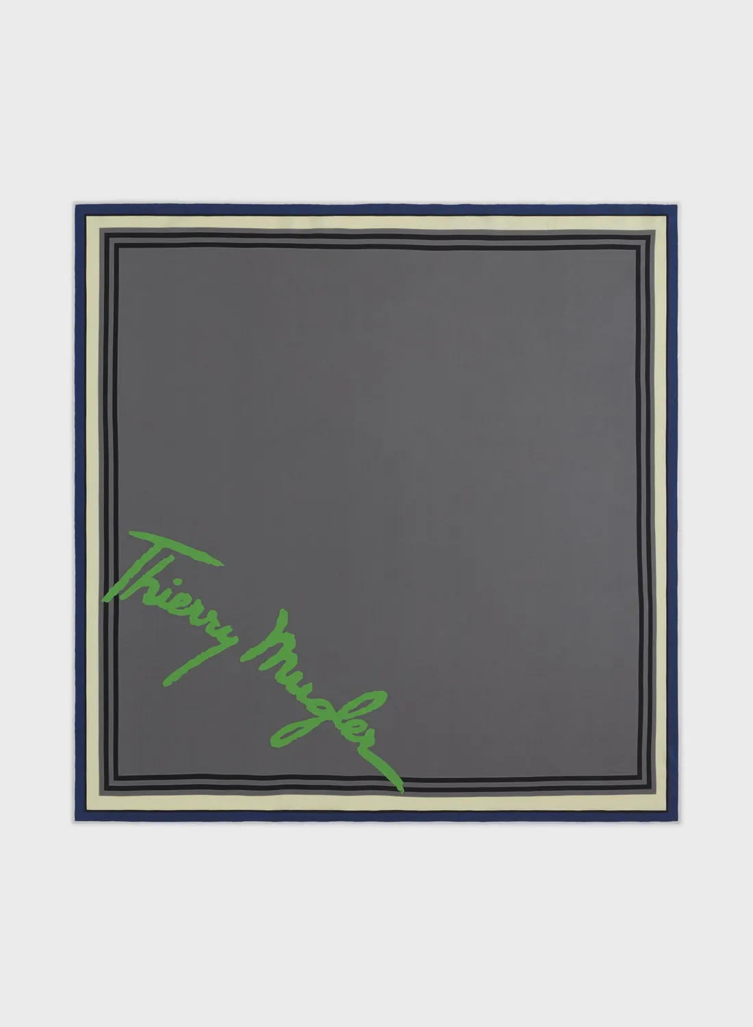 Mugler Signature Seidenschal 90x90cm Print