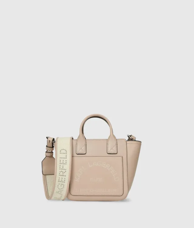 Karl Lagerfeld K/Daily Mini Pocket Tote Leder Schwarz