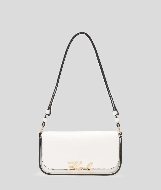 Karl Lagerfeld K/Signature Crossbody Bag Leder schwarz