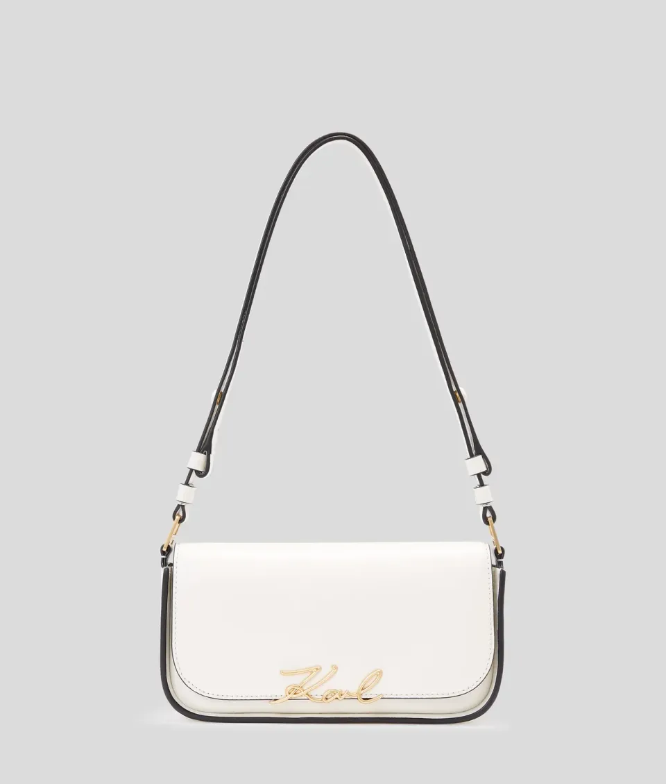 Karl Lagerfeld K/Signature Crossbody Bag Leder schwarz