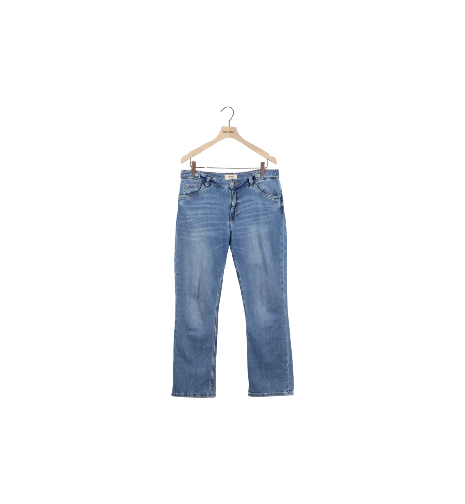 Mos Mosh MMAshley Twist Jeans Hellblau 32 High-Waist
