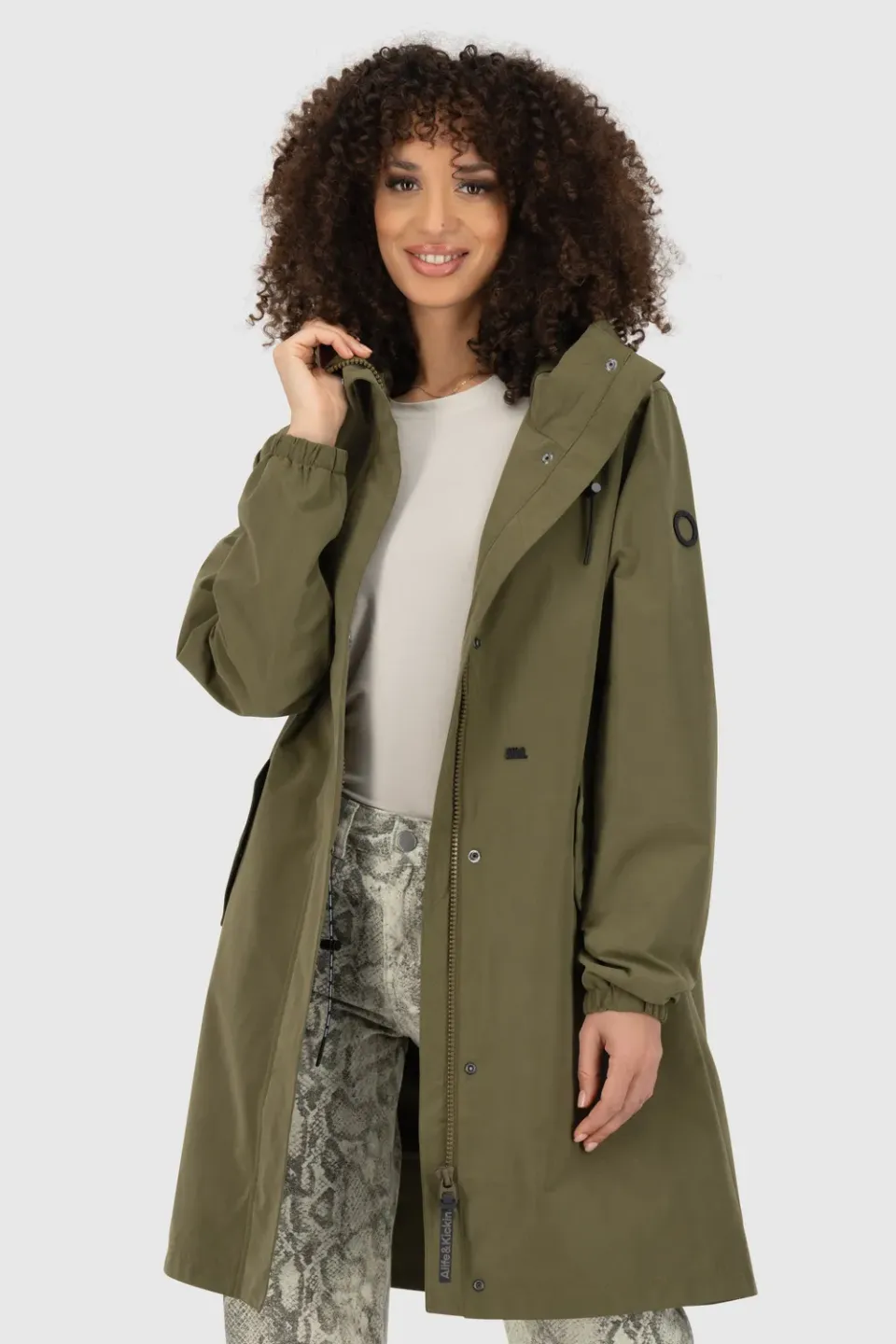 Alife & Kickin FrizziAK A Parka Grün wasserabweisend