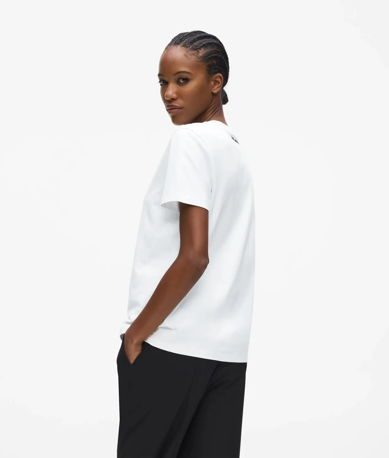 Karl Lagerfeld Ikon Choupette T-Shirt Bio-Baumwolle
