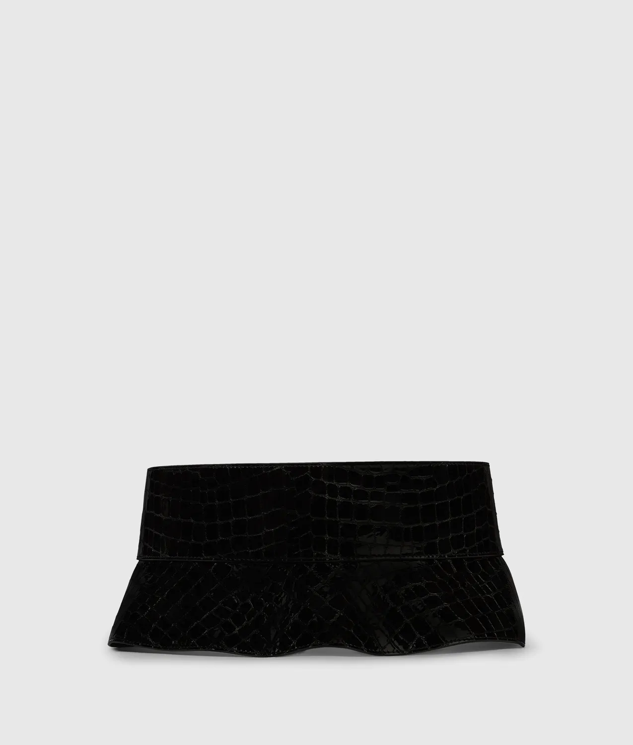Karl Lagerfeld K/Autograph Croco Korsettgürtel breit