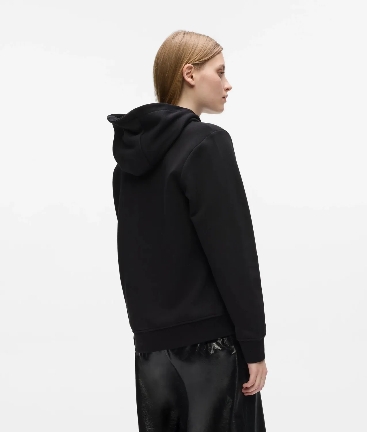 Karl Lagerfeld Rhinestone Autograph Hoodie Strass