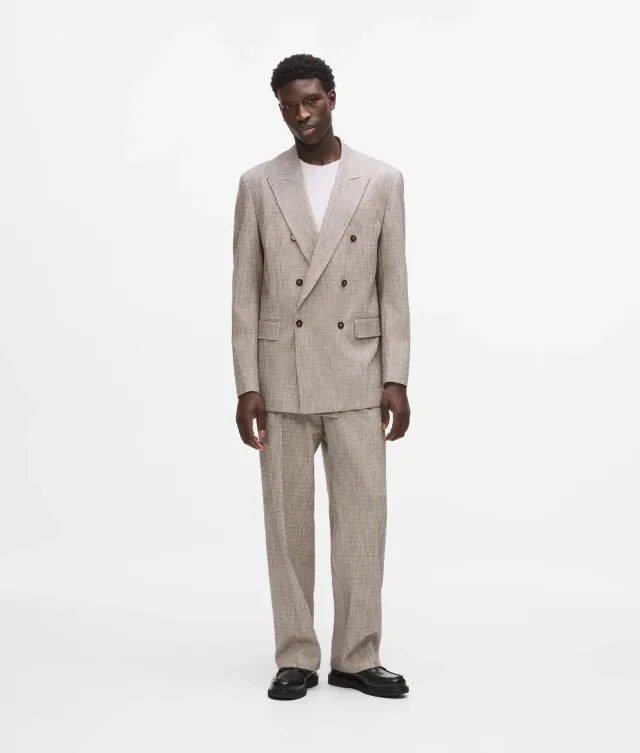 Karl Lagerfeld Straight-Leg Tailored Pants Anzughose 32 Stretch